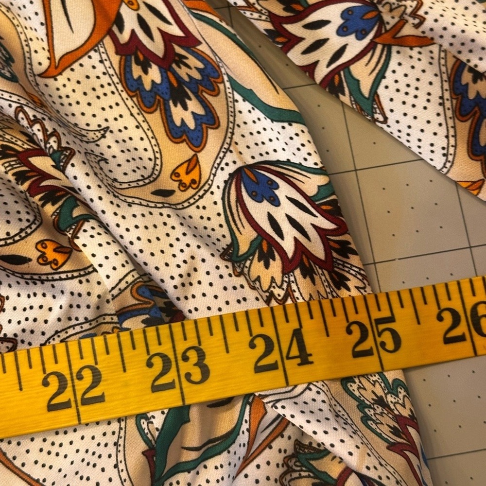 Maje NW0T SZ42 EU= XL NWOT Risleya Shirred Printed Satin midi dress‎ - Picture 16 of 16